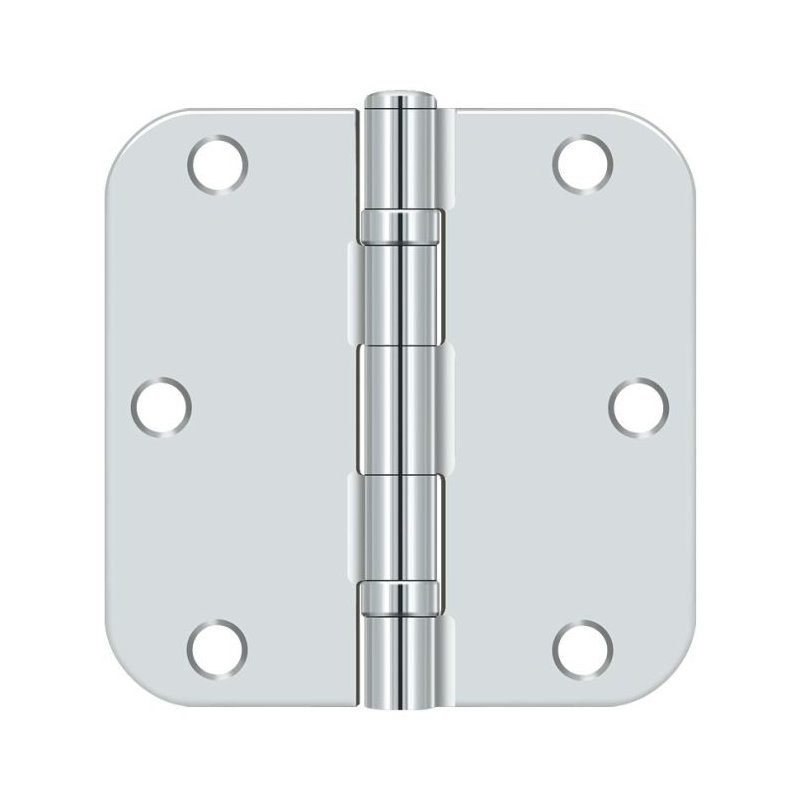 Steel Hinge, Polished Chrome
