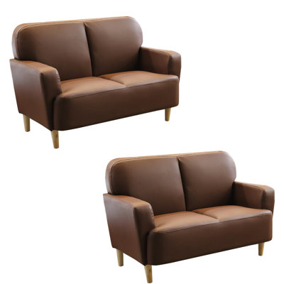 Faux Leather Upholstered Bench