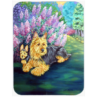 Caroline's Treasures Australian Terrier Glass Cutting Board