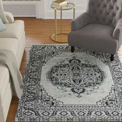 Tapis gris Buchan Medallion