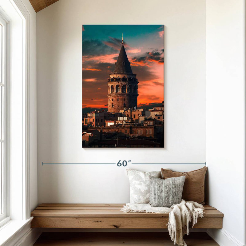 Nicci Tower Of Galata, 45" H x 30" W