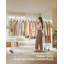 Clothes Rack On Wheels, Heavy-Duty Clothes Rail-1574556572