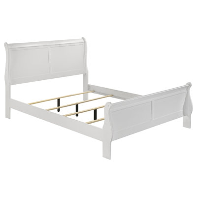 Daleyza 47-inch Queen Sleigh Panel Bed White