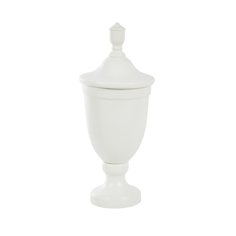 Objet de décoration Cidni, 28.13'' H x 11.25'' W x 11.25'' D, Blanc