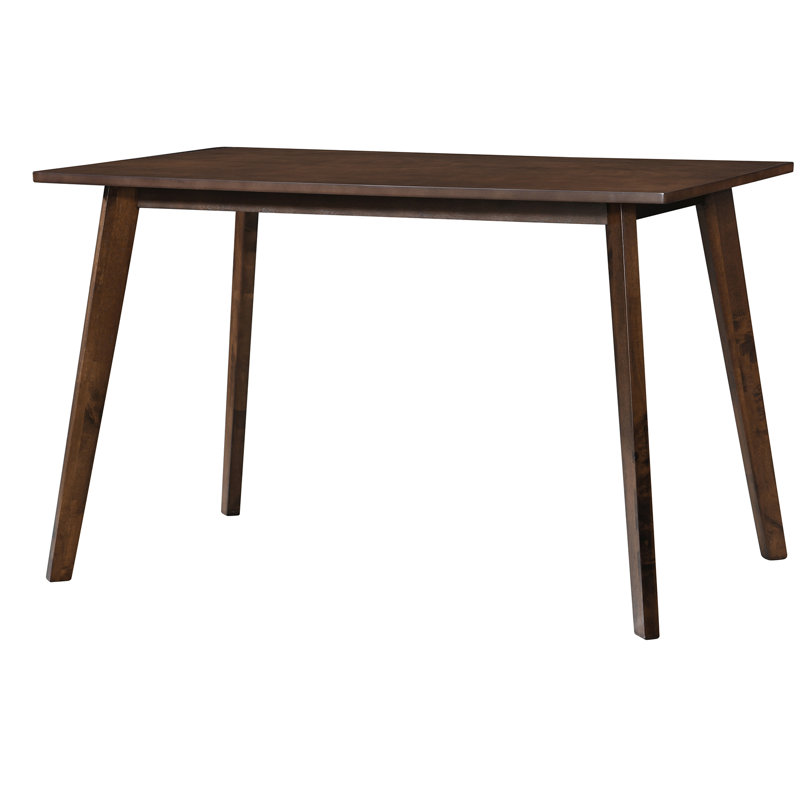Armad Solid Wood Base Dining Table, Walnut
