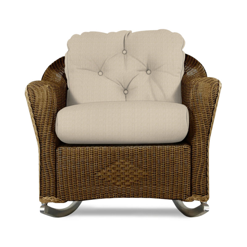 Reflections Outdoor Rocker Chair, Demo Stone, Bark