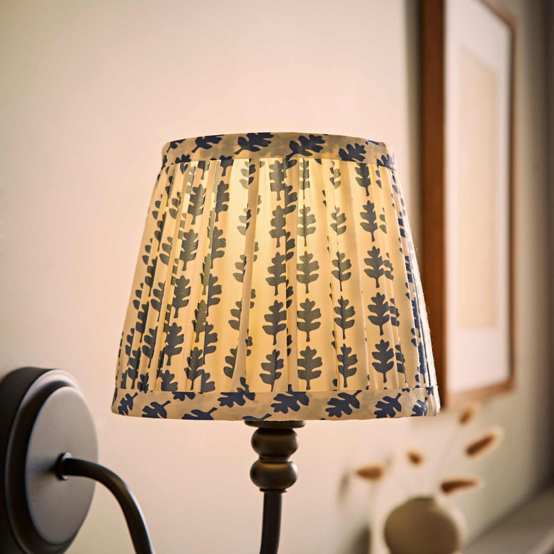 13 cm H Dome Wall Sconce Shade ( Slip-On ), Blue