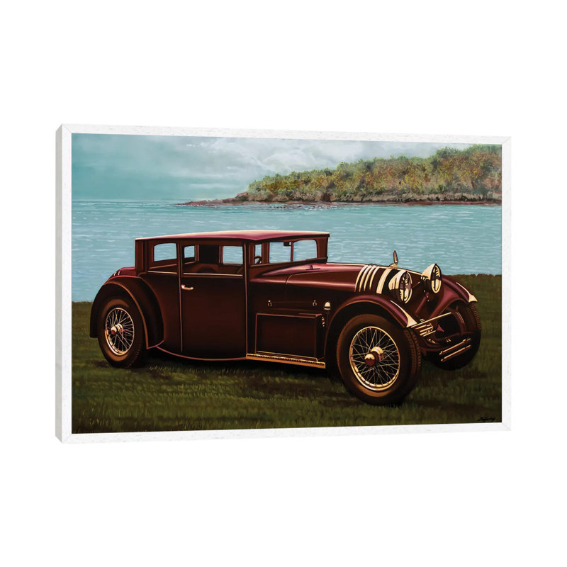 Voisin C20 Mylord Demi-Berline 1931 by Paul Meijering - Floater Frame Gallery-Wrapped Canvas Giclée on Canvas