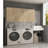 Modular Wall Cabinet With Adjustable Shelf - Multi-purpose Storage For Bathroom, Laundry, Or Kitchen-2049616003