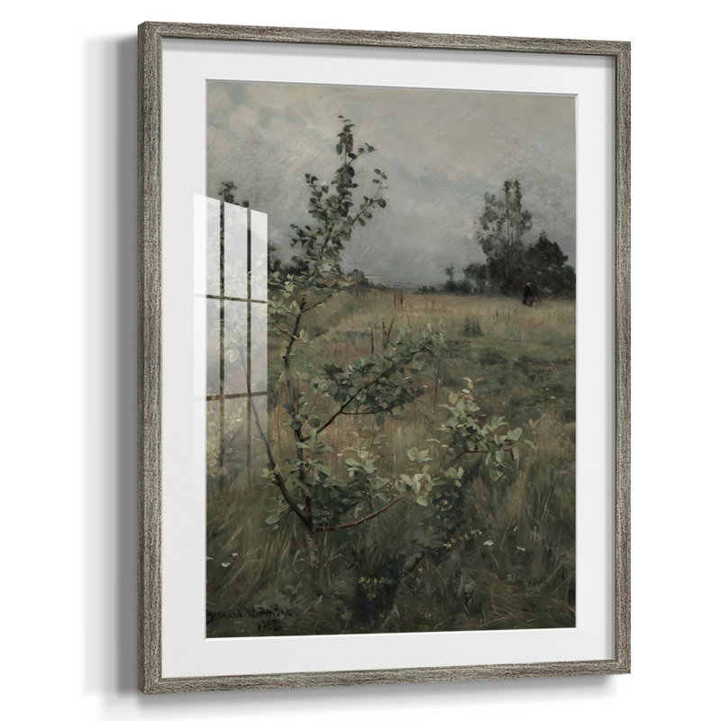 Paysage rétro CXCVI - impression encadrée