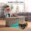 Coffre à couvertures en bois manufacturé Gracemont-409693151