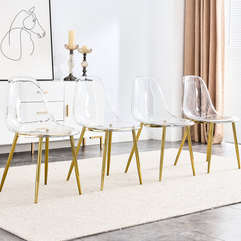 Chaise de salle à manger Sallie, Doré, 4