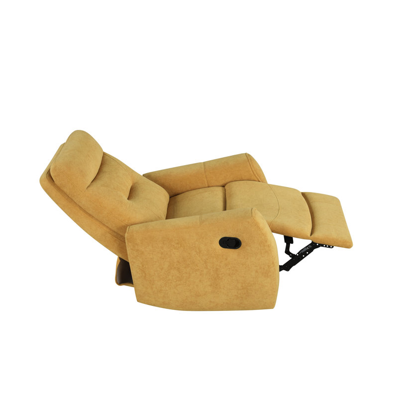 Paterson 0B1ACA3CE2894978B06701606B3D5004 Swivel Recliner , Yellow, Yellow