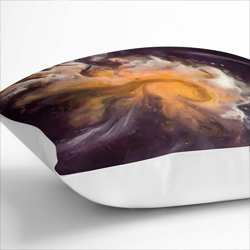 Universe Vol.19 Cushion with Filling, 55cm H x 55cm W x 20cm D, White