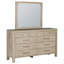 Ensemble de commode 9 tiroirs avec miroir Modern Farmhouse