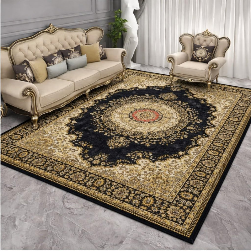 Markwart Black Rug, Rectangle 160 x 230 cm