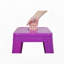 Tabouret de bar de 61 cm (24 pouces) de hauteur comptoir, ensemble de 4 tabourets de bar en métal sans dossier, non empilables-134966398-134966403