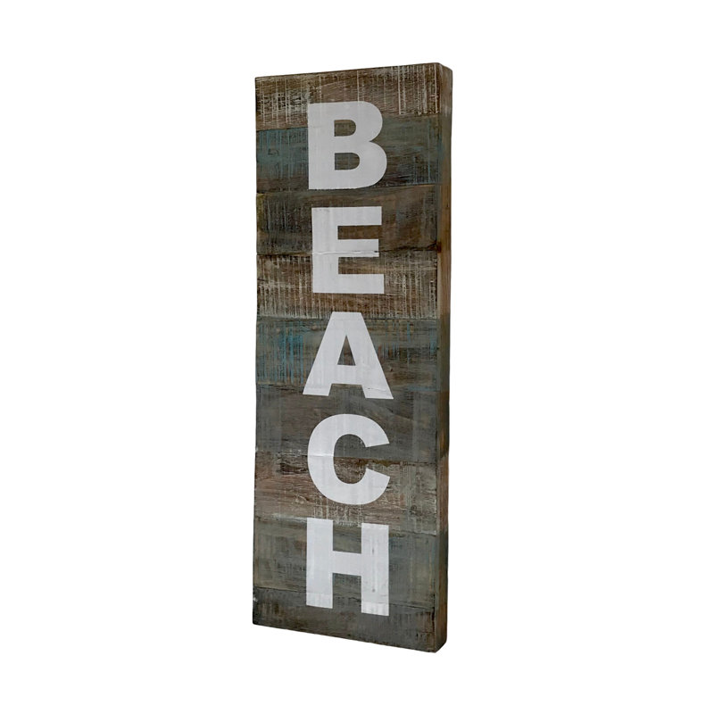 Plaque murale plage