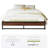 Saunderstown Industrial Style 14" Wood Platform Bed-1413452607
