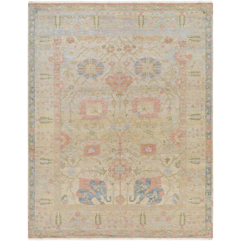 Mashad Handmade Rug, Rectangle 8' W x 10' L