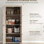 Armoire de cuisine 72 po - 4 portes avec 4 tablettes réglables pour un rangement ordonné