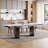 Andrik 9 - Piece Dining Set with 94.5'' Extendable Sintered Stone Table and 8 Dining Chairs for 8-10-436421423
