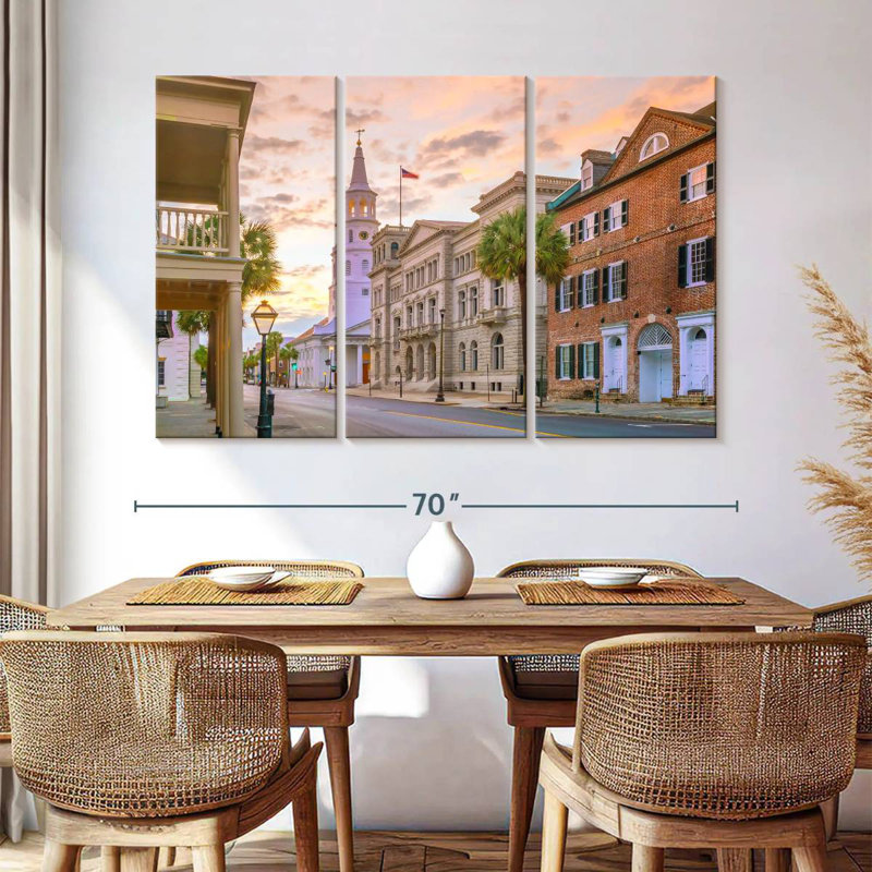 Nicci Idyllic Charleston Scene, 42" H x 65" W