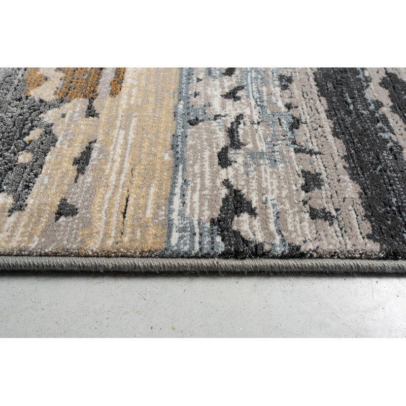 Rectangle Striped Area Rug, Rectangle 133 x 195 cm