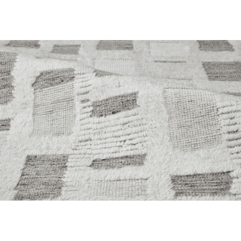 Piri - White Smoke, Rectangle 6' x 9'