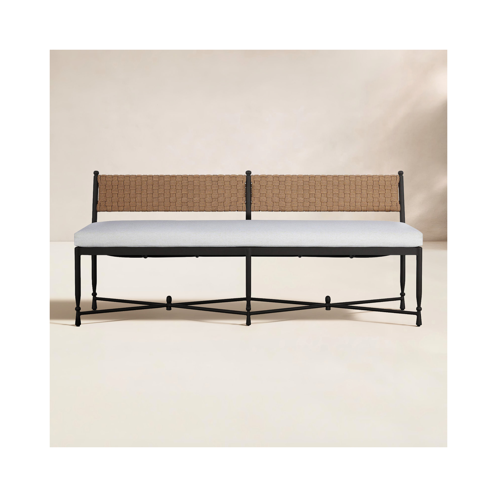 Breton 71.5'' Aluminum Outdoor Bench