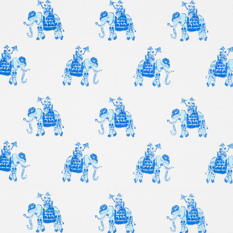 Bazaar Fabric, White/Beach