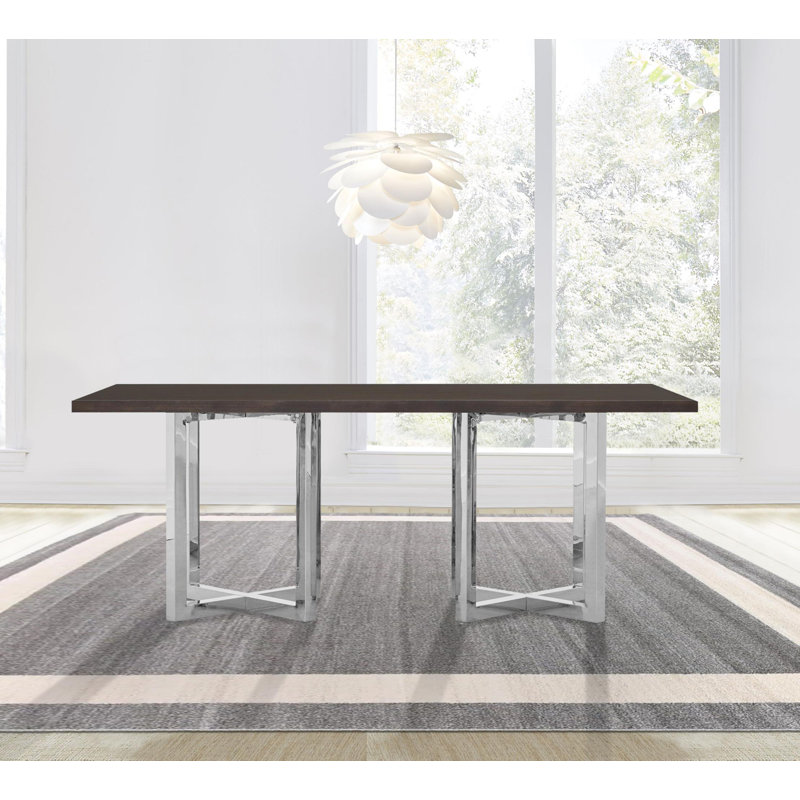 Table de salle à manger en bois Nouv