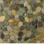 Hemisphere Random Sized Natural Stone Pebble Mosaic Wall Tile
