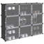 18 Pair Stackable Overdoor Shoe Organiser