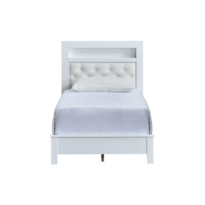 Inessa E1EBB0DB802248719611E6E987D67211 Twin Bed White