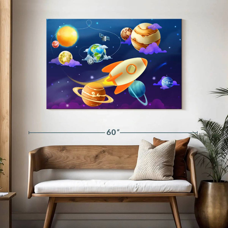 Ashelle Space Nursery, H 32 po x l 48 po
