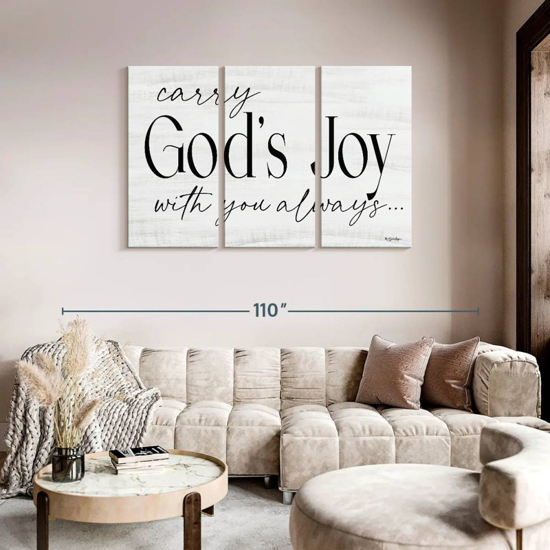  «God Joy, H 48 po x l 74 po