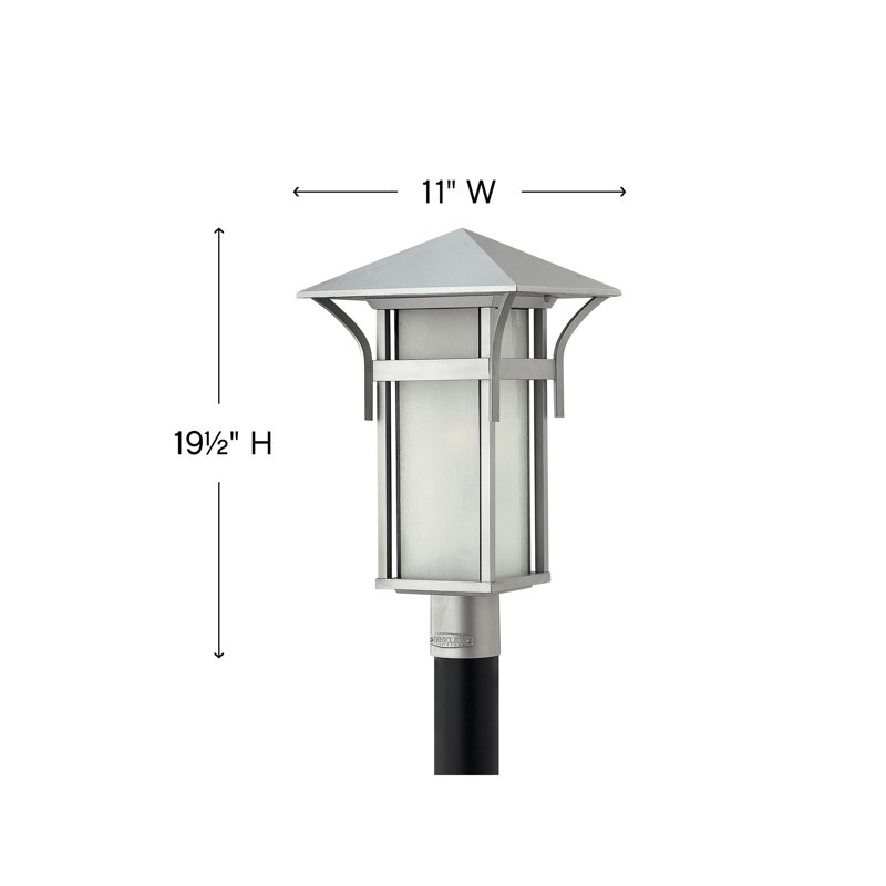Harbor Outdoor 1-Light Lantern Head, Titanium, Incandescent