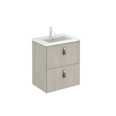 Ensemble de meuble-lavabo mural simple 20 po
