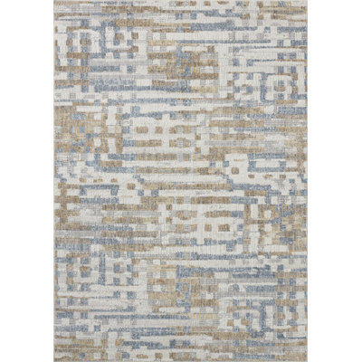 Loloi Tibo Ivory / Denim Area Rug