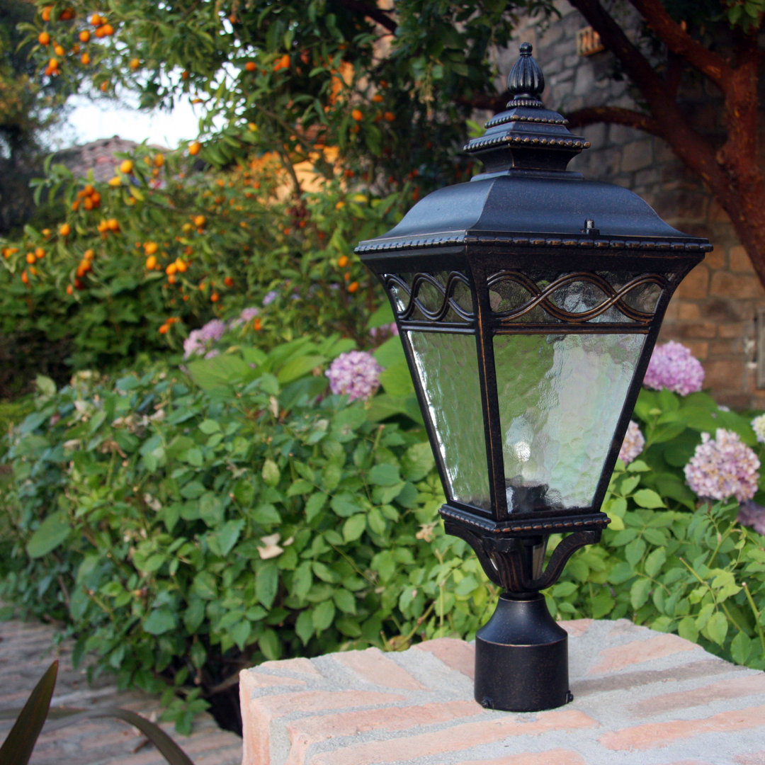 Jimenes Beveled Lantern Head Fleur De Lis Living