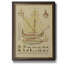 Antique Ship Plan I, toile encadrée de qualité supérieure - prête à être accrochée-297252195