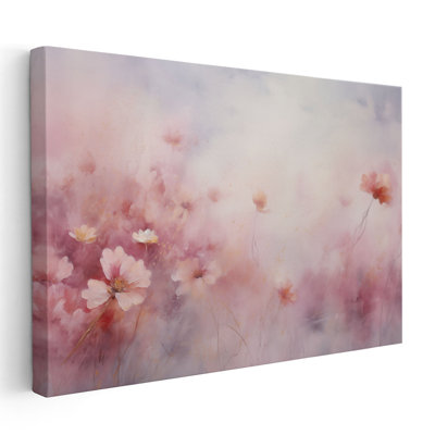«Abstracted Misty Blooms», art mural