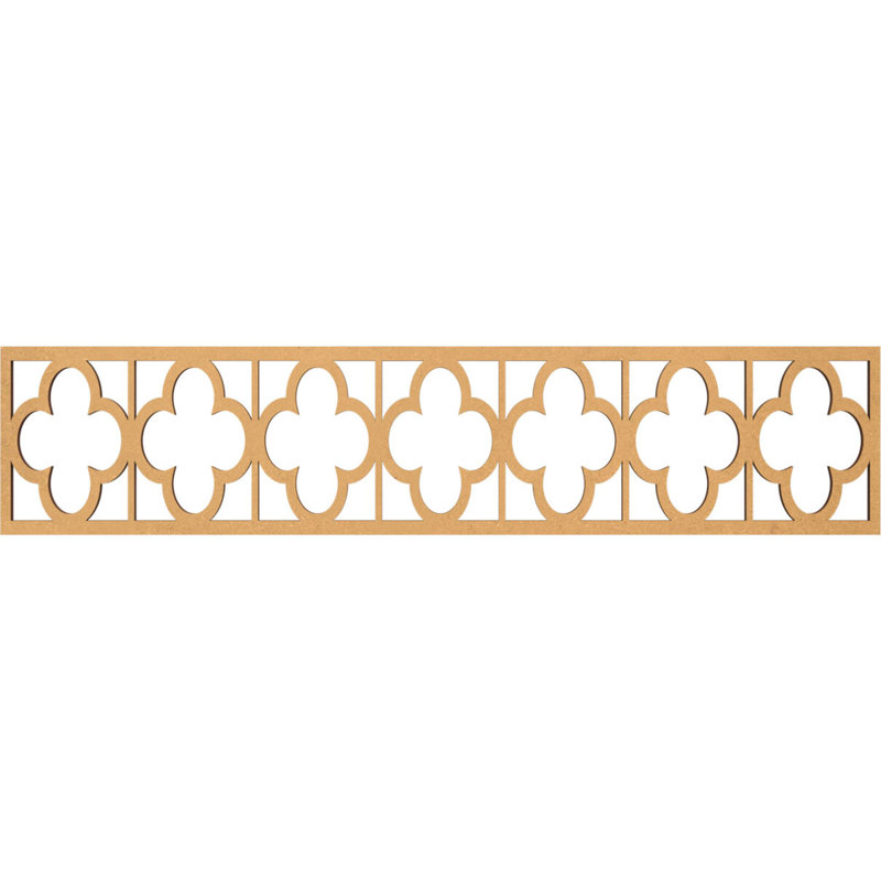 Moulure à panneau Woodall, H 10 po x l 46,75 po x P 0,375 po, Bois aggloméré brut