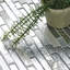 Carrelage mural mosaïque en verre 12 po x 12 po Whistler Ice