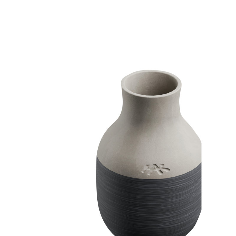 Omaggio Ceramic / Porcelain Table Vase, 4.9" H x 3.1" W x 3.1" D