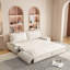 Canapé-lit escamotable de 73,2 po, canapé-lit convertible 3 en 1, causeuse en velours-1868372036