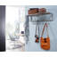 Jansen Steel 14 - Hook Wall Mounted Coat Rack with Storage