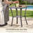 Simle 2 - Person Outdoor Seating Group PE Wicker Swivel Glider Chair With Cushions And Side Table-103268833-103268838