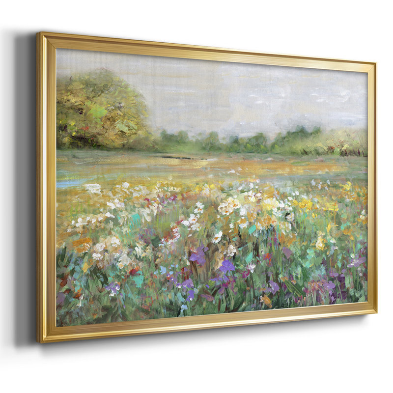 «Country Meadow», reproduction d'art sur toile, Or, H 18 po x l 26 po x P 1,5 po